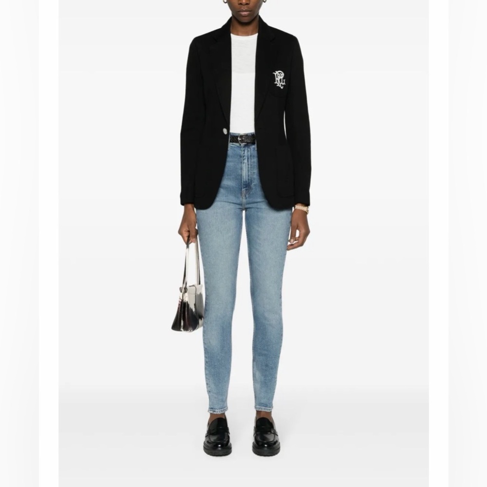 NWT Polo Ralph Lauren Dark Tompkins High-Rise Skinny Jeans (27)